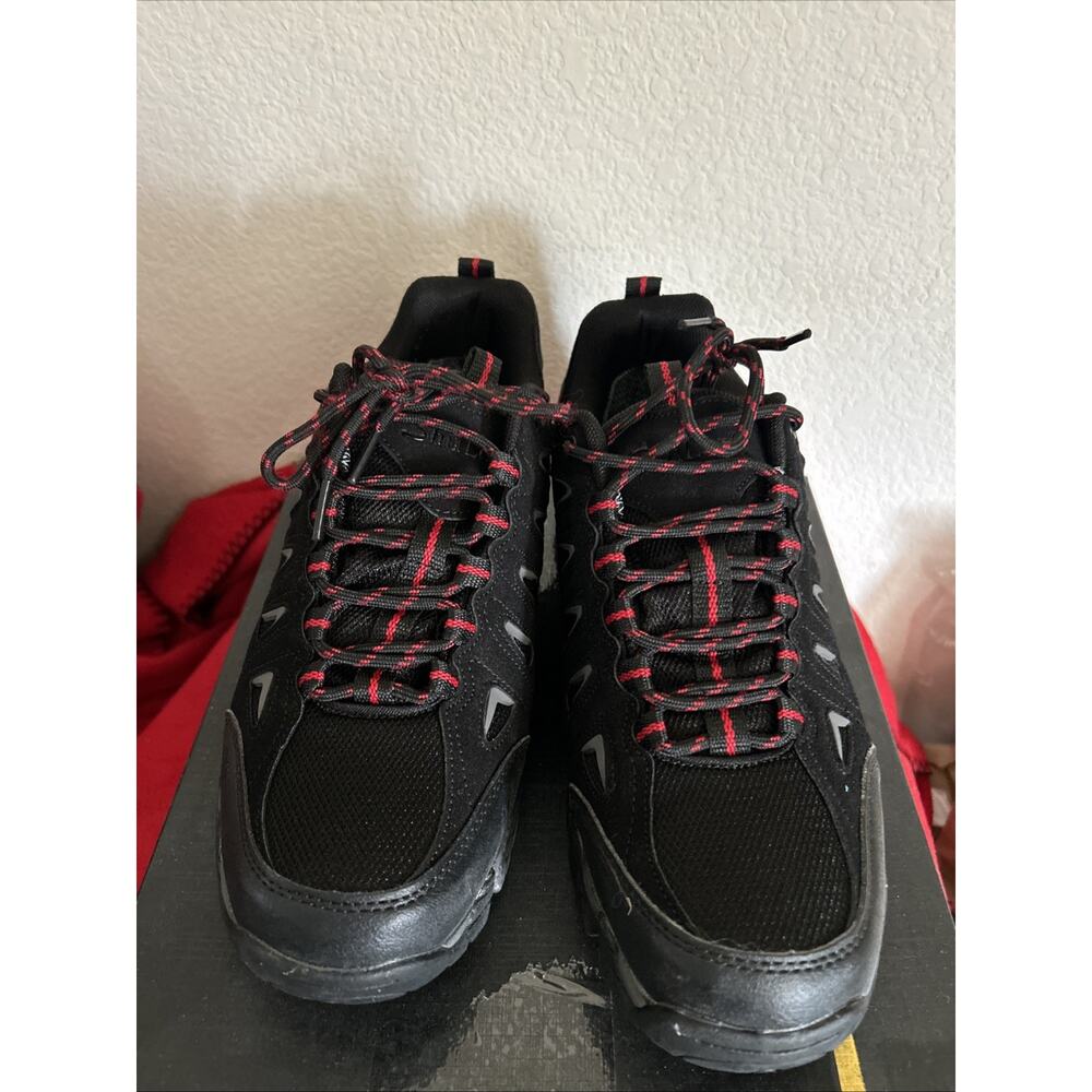 Men’s Shulook Shoes Size 9 1/2 Black And Red